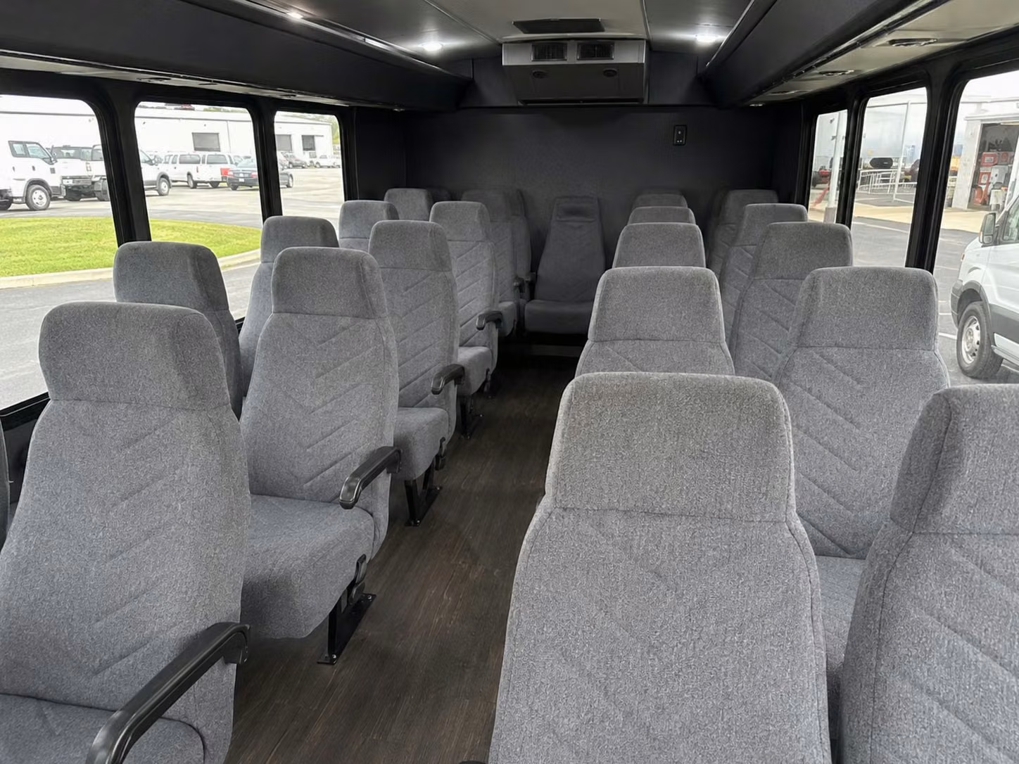 15 passenger minibus interior