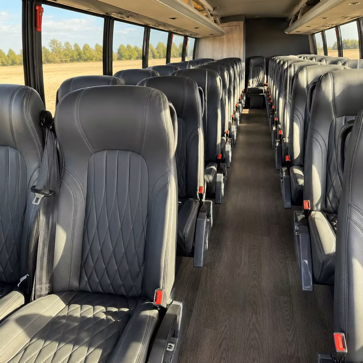 28 passenger minibus inside