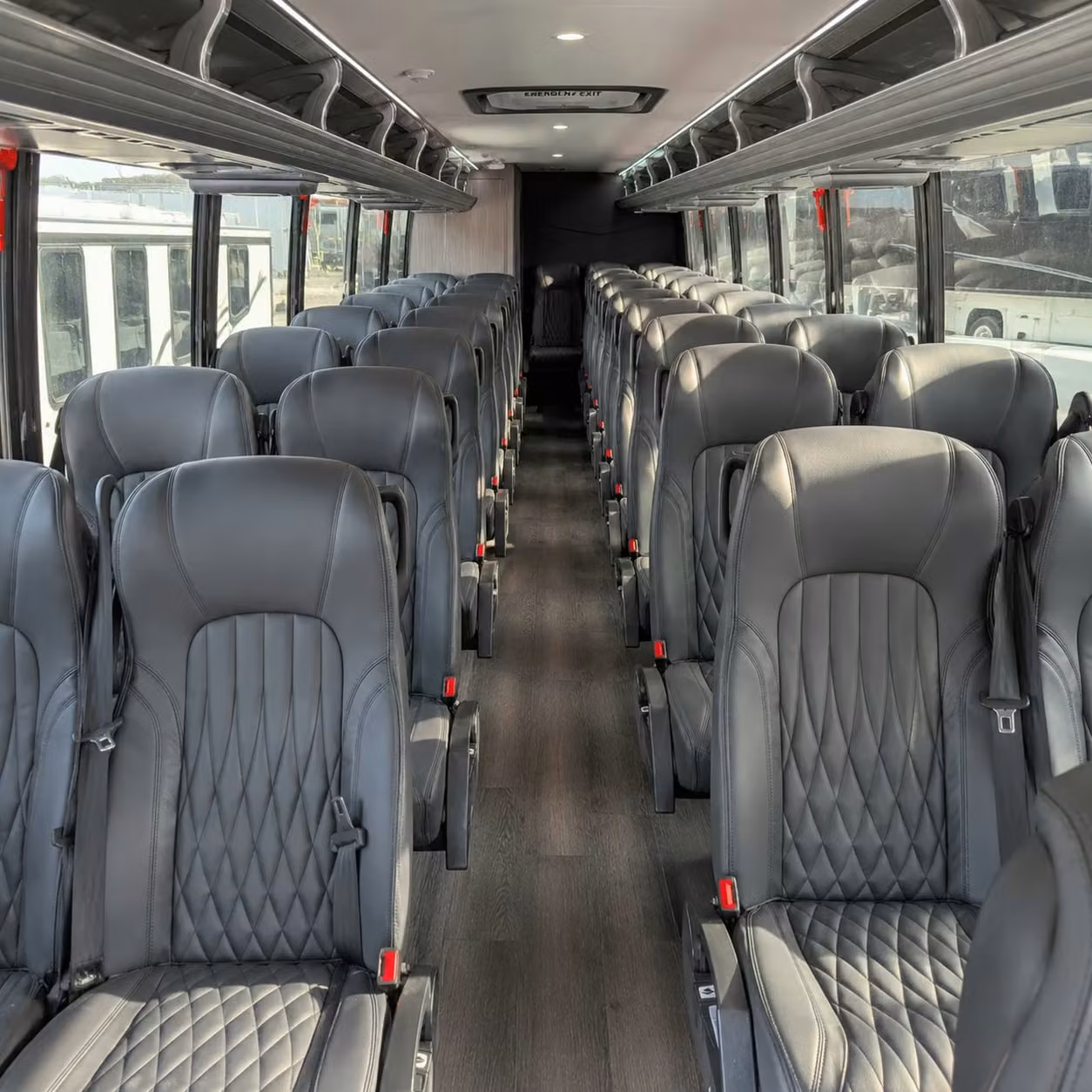 28 passenger minibus interior