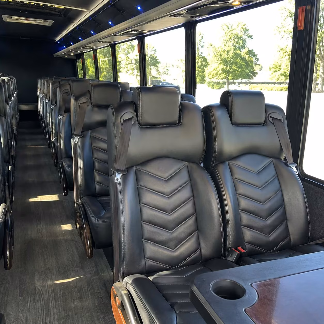 30 passenger minibus inside
