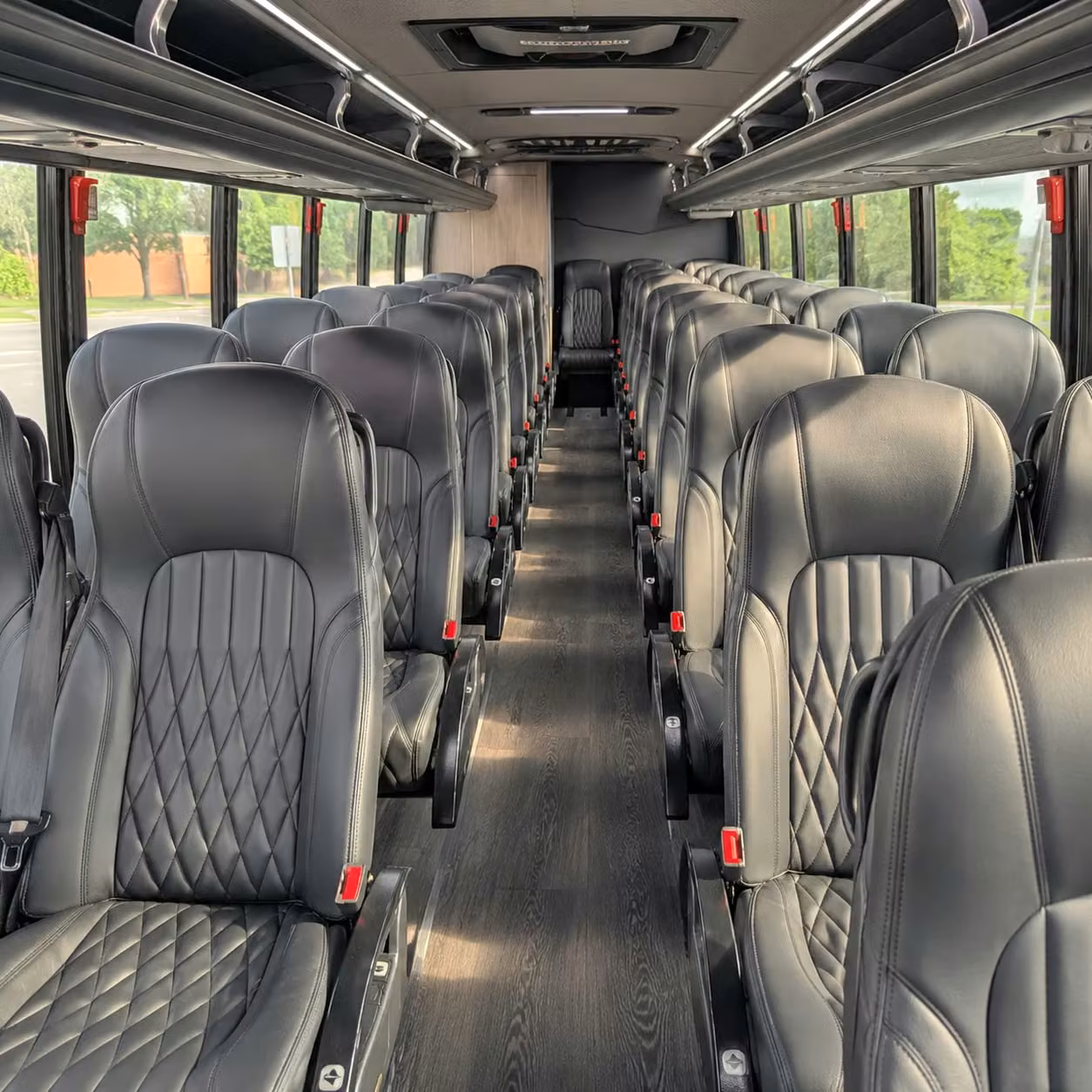 30 passenger minibus interior