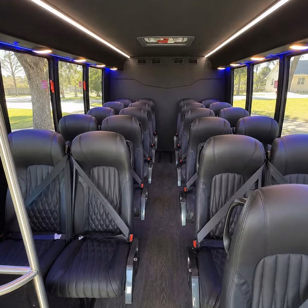 orange 30 passenger minibus rental
