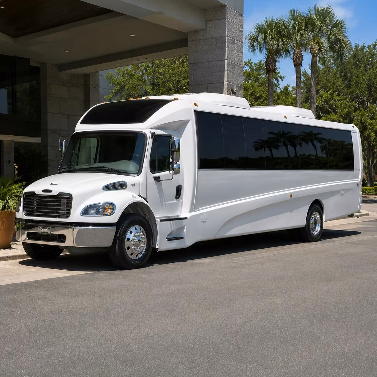 orange 35 passenger minibus rental