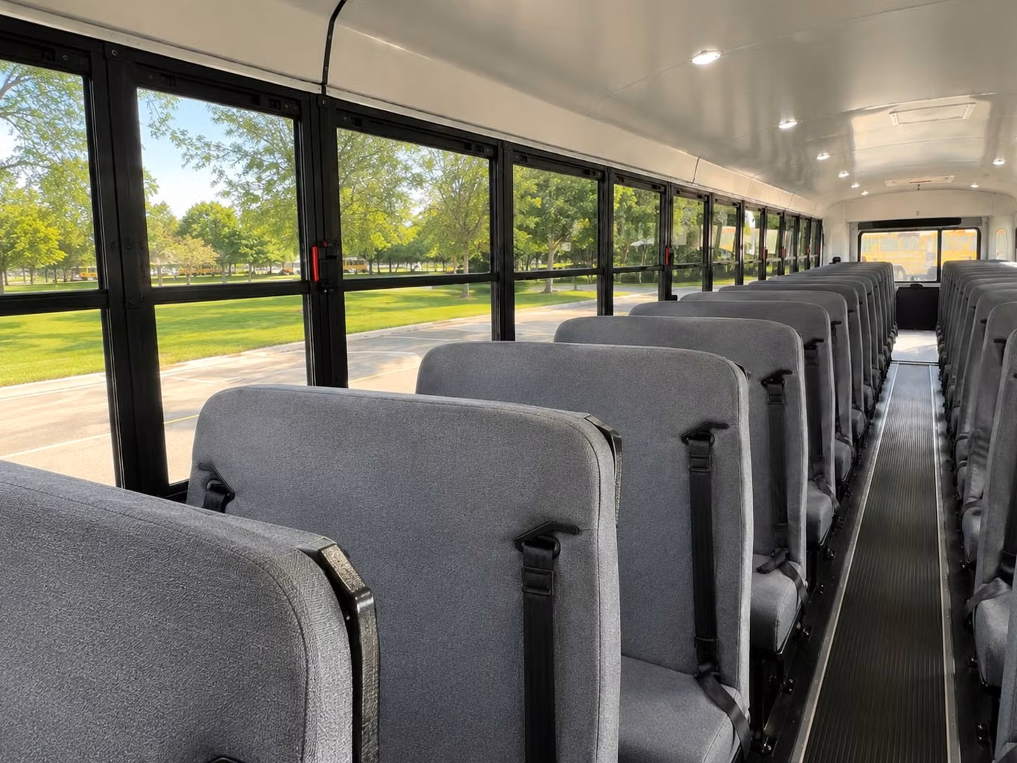 school bus interior